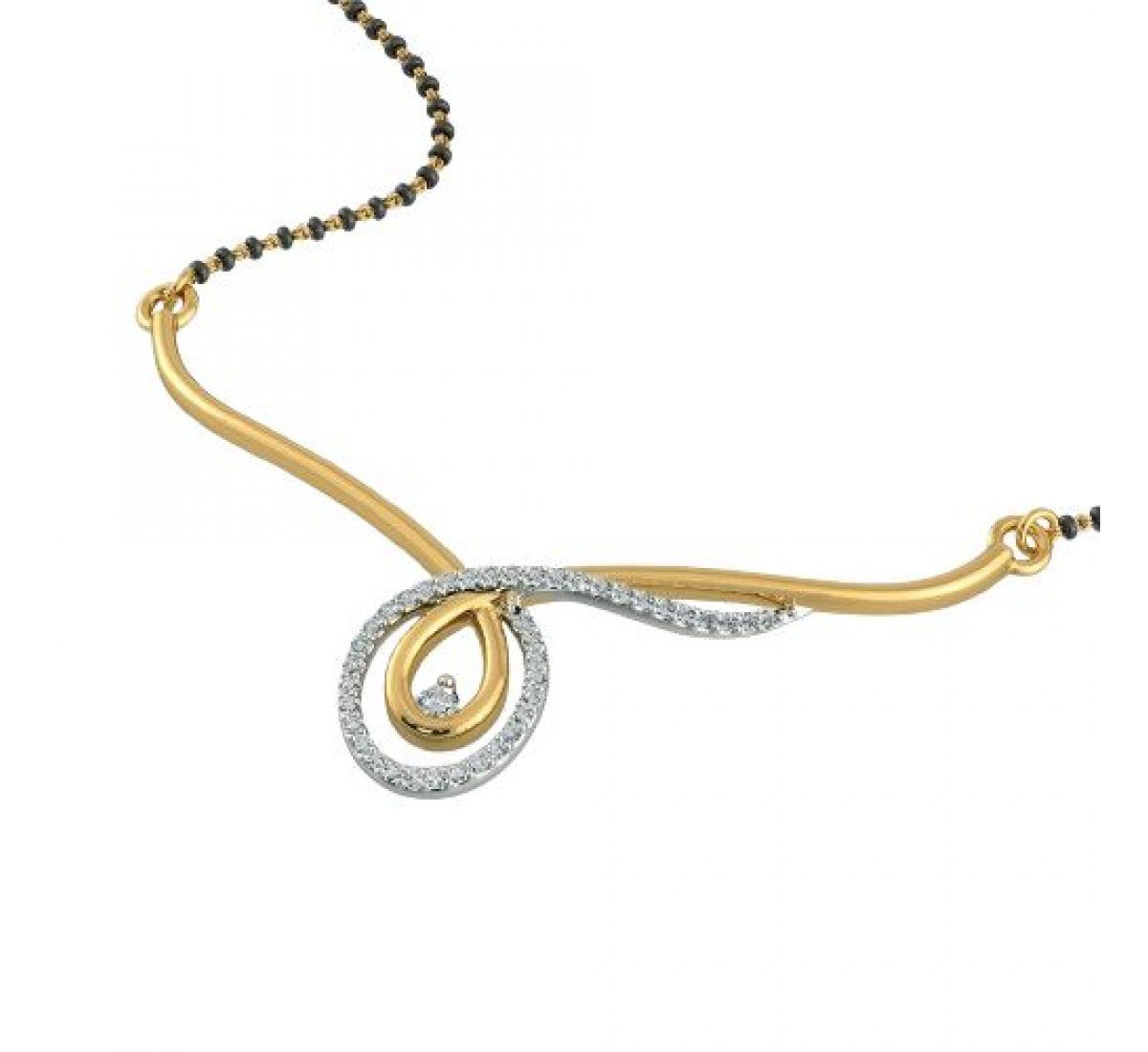 Blazeify Diamond Mangalsutra