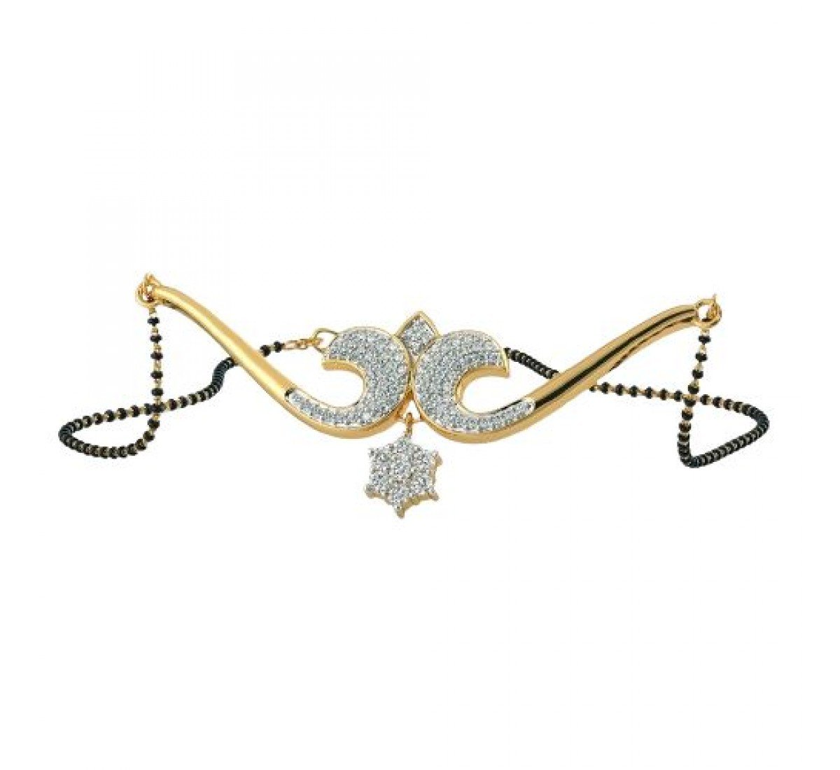 Jocular Diamond Mangalsutra