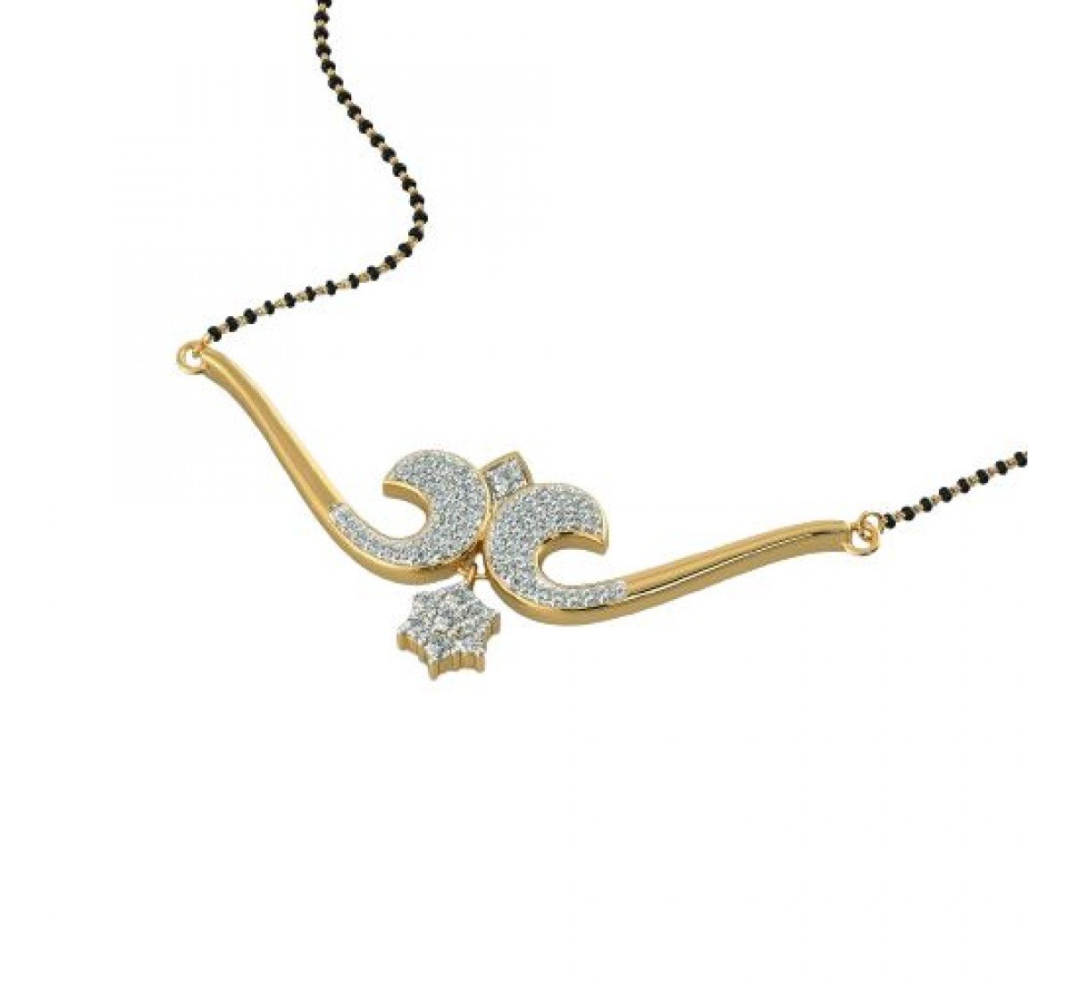 Jocular Diamond Mangalsutra