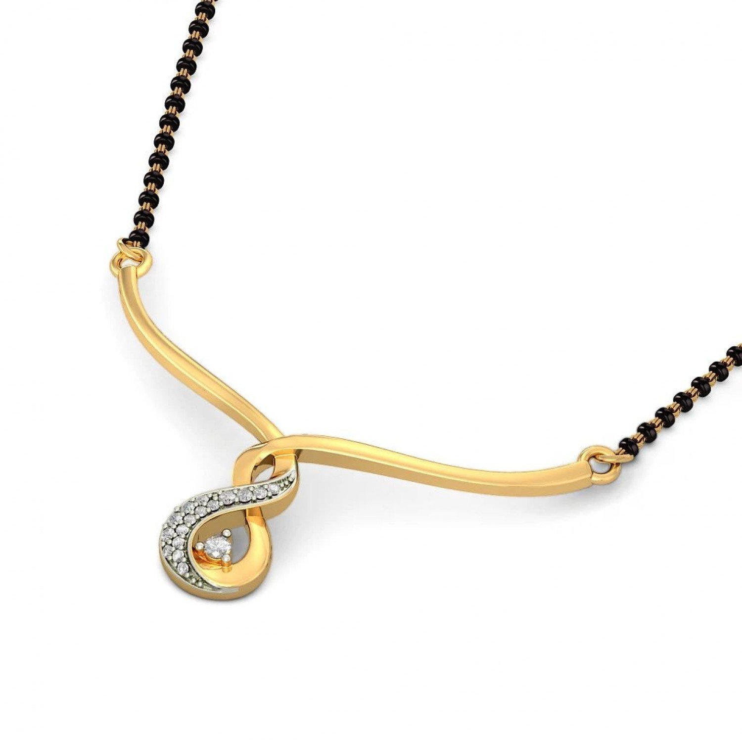 Illusionara Diamond Mangalsutra