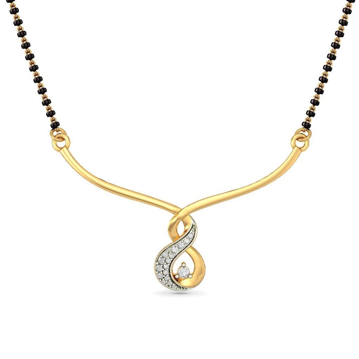 Illusionara Diamond Mangalsutra