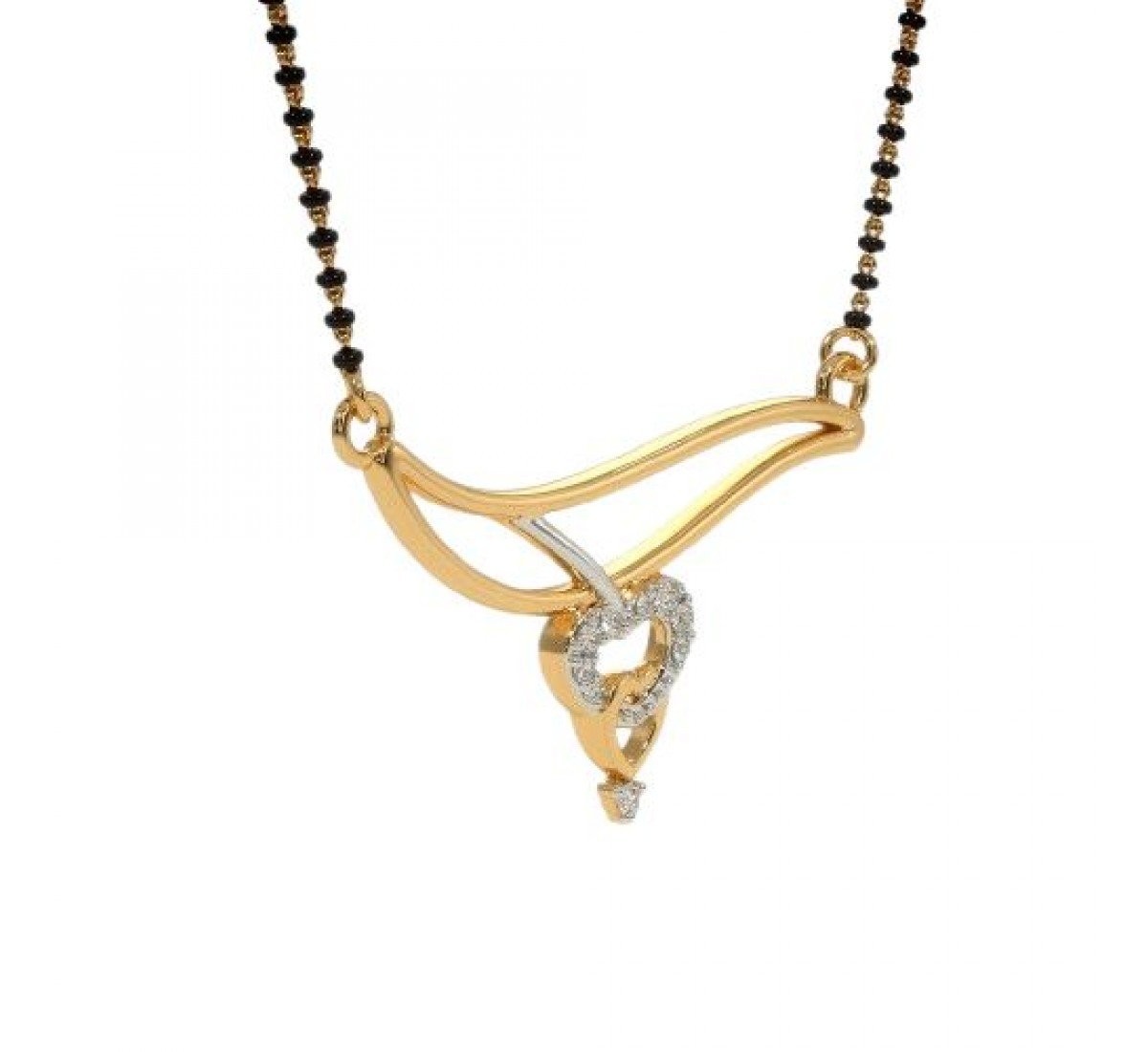 Uniqueonix Diamond Mangalsutra