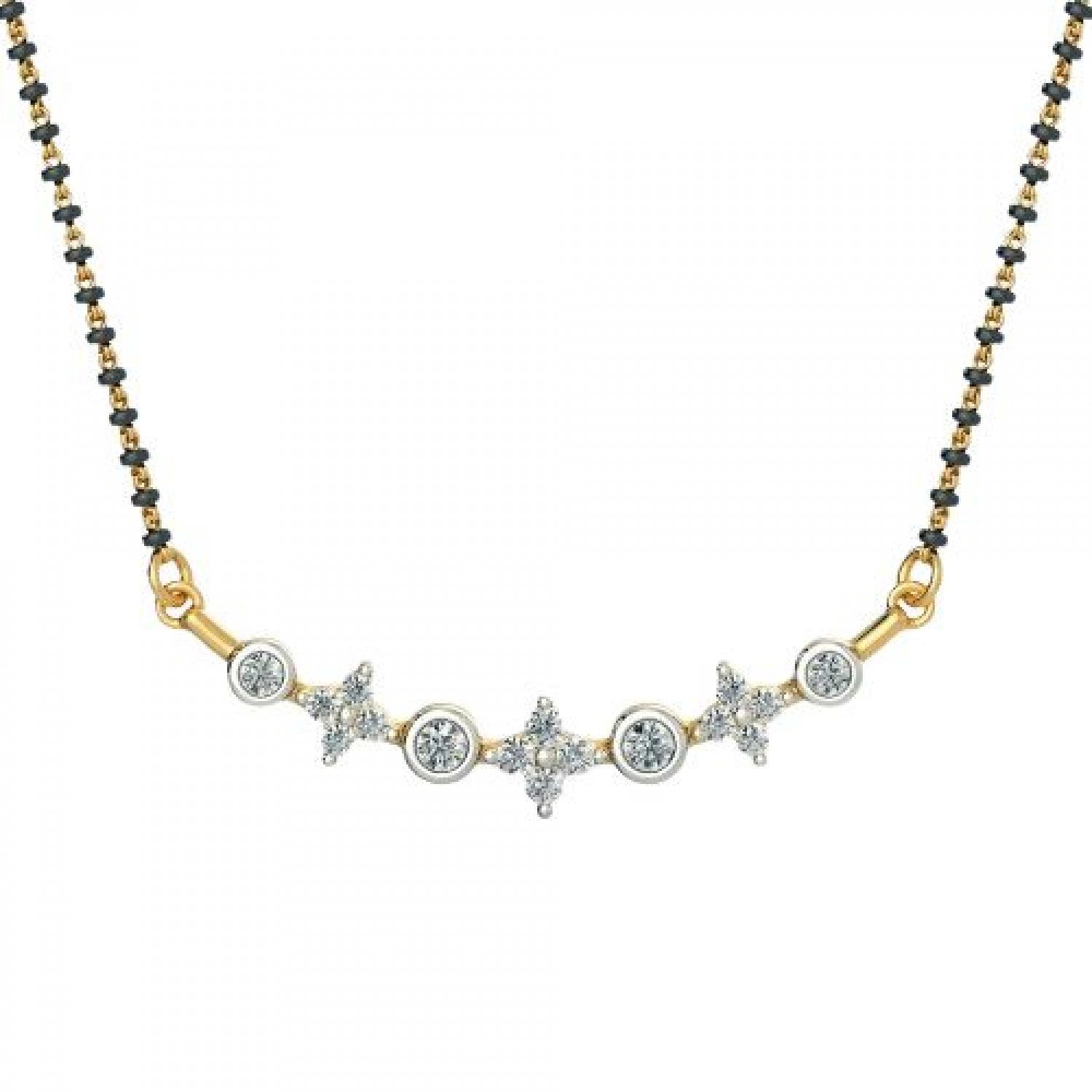 Jadedix Diamond Mangalsutra