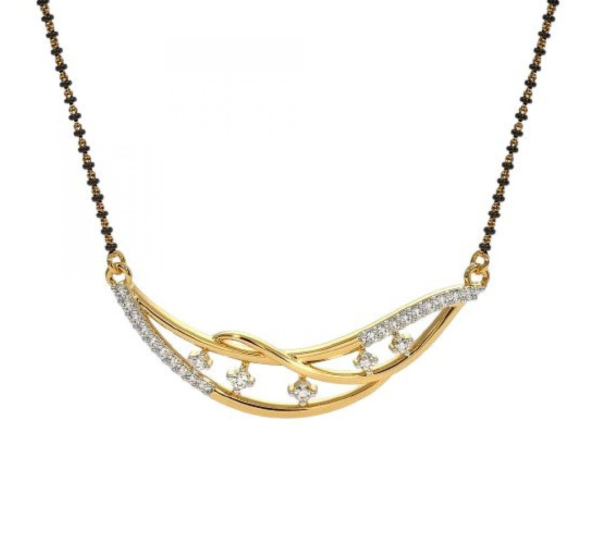 Grid Diamond Mangalsutra