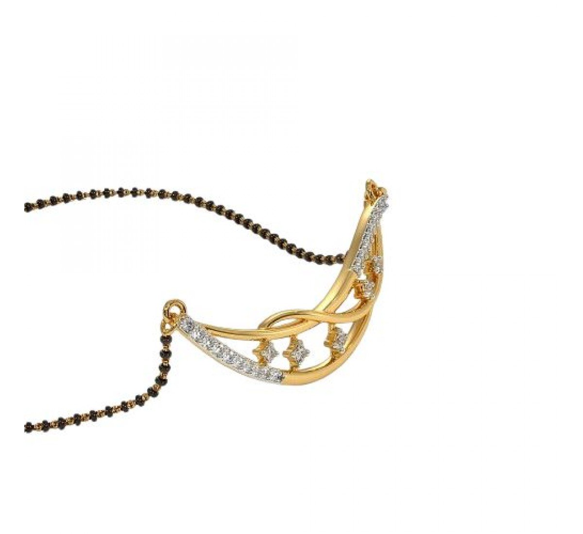 Grid Diamond Mangalsutra