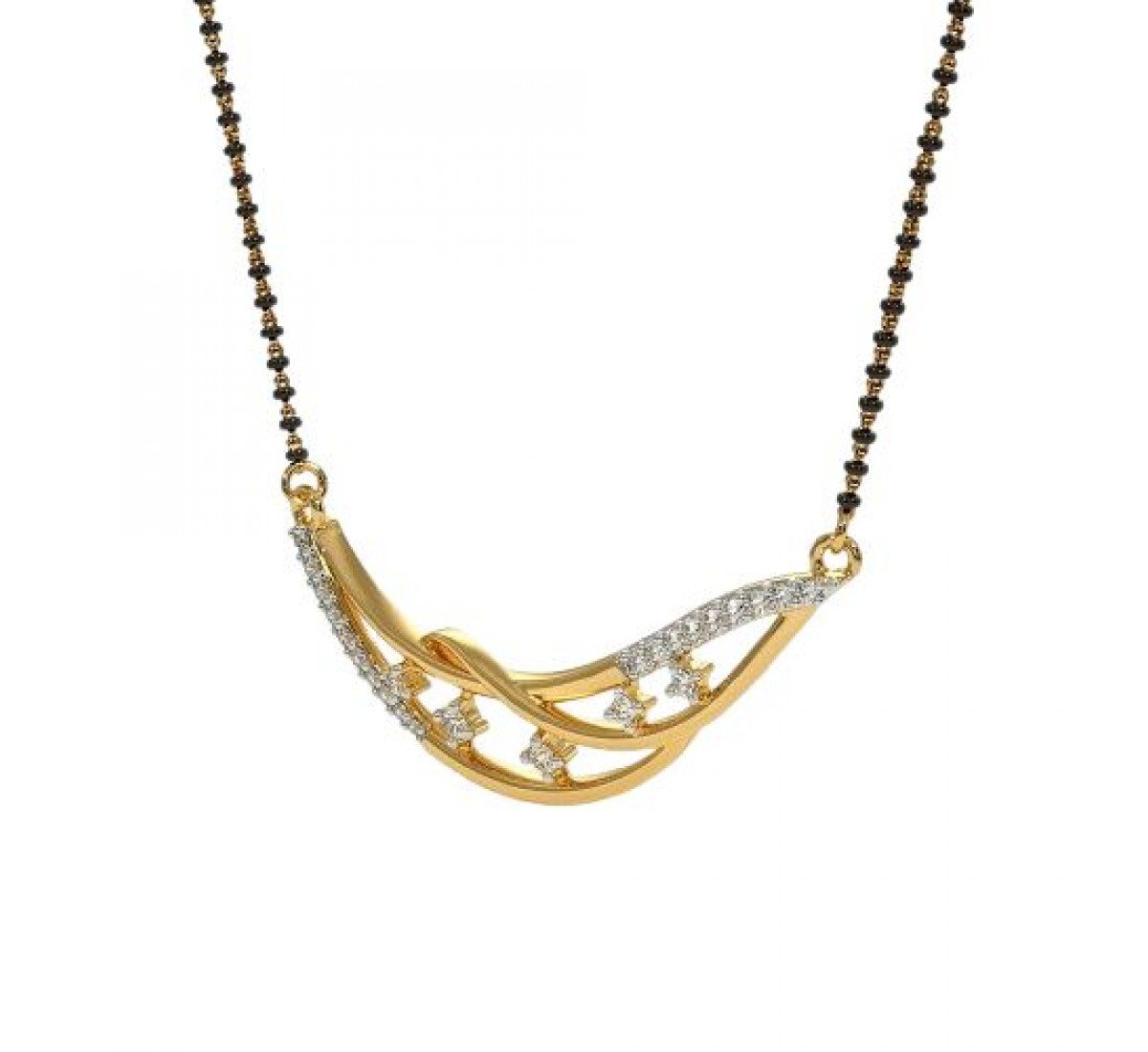 Grid Diamond Mangalsutra