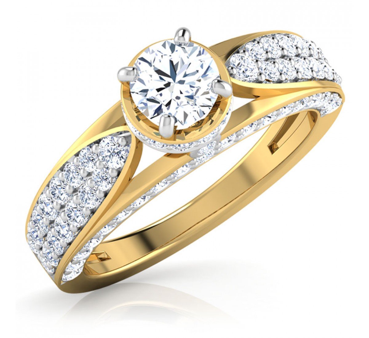 Gleamstone Solitaire Diamond Ring