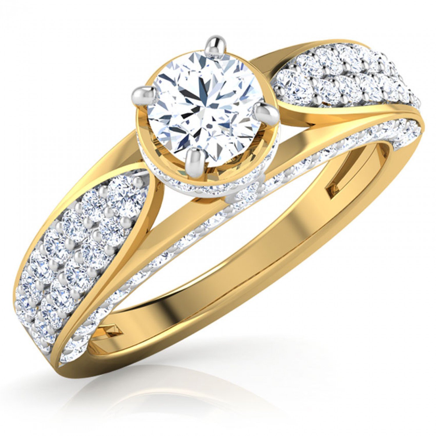Gleamstone Solitaire Diamond Ring