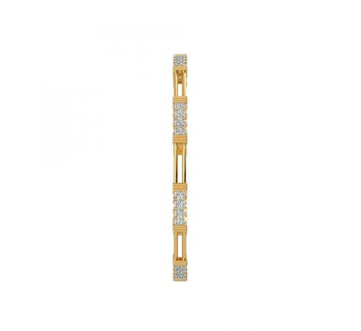 Intricate Round Diamond Bangles