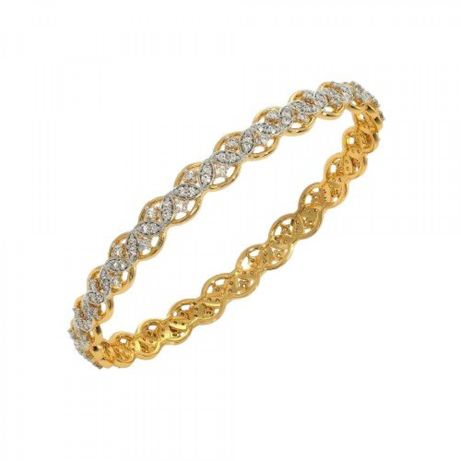 Sleek Diamond Bangles Sleek Diamond Bangles