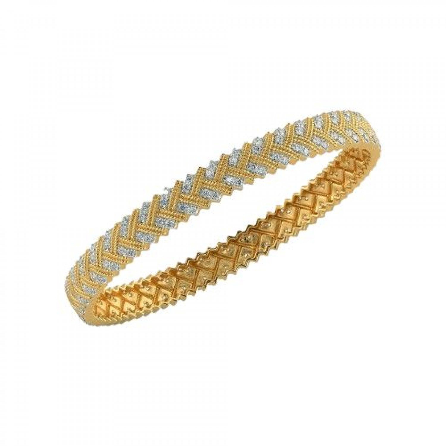 Fola Traditional Diamond Bangles Fola Traditional Diamond Bangles