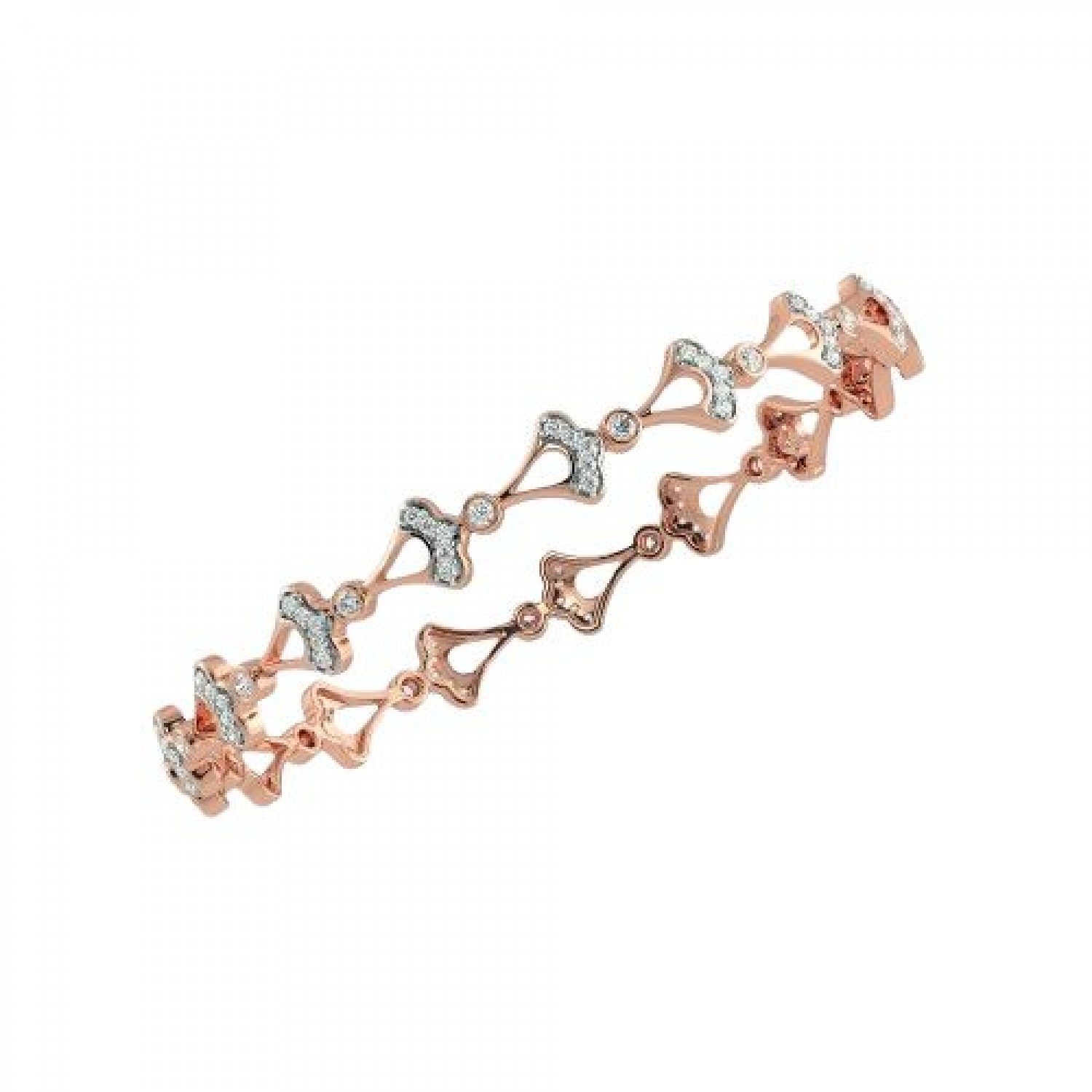 Carvings Swirl Diamond Bangles Carvings Swirl Diamond Bangles