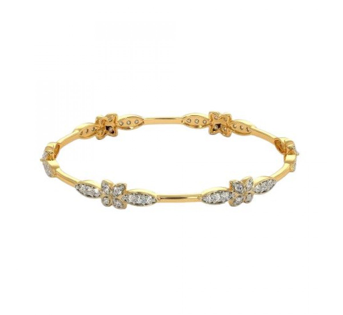 Haiya Modish Diamond Bangles