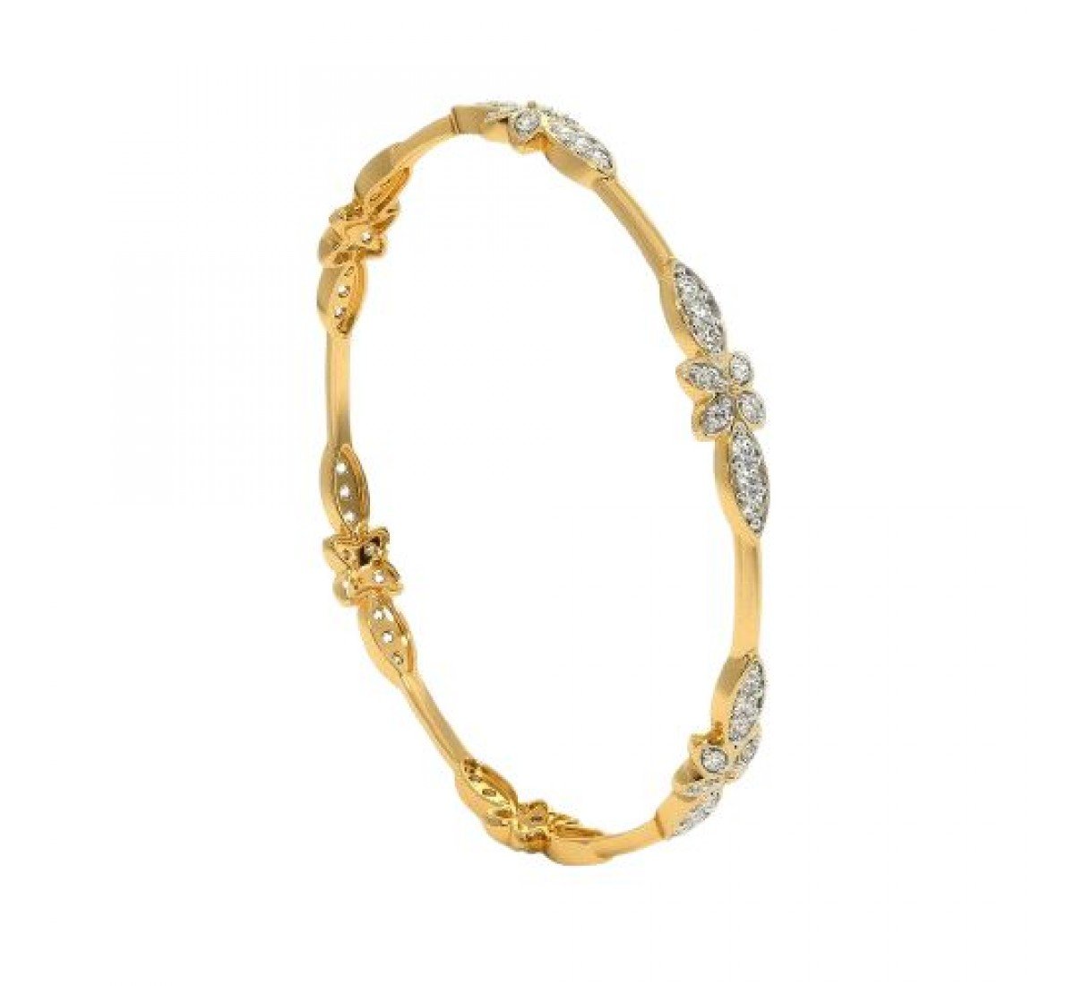 Haiya Modish Diamond Bangles