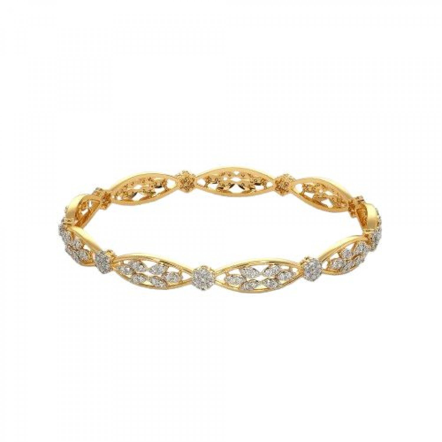 Striking Elegance Diamond Bangles