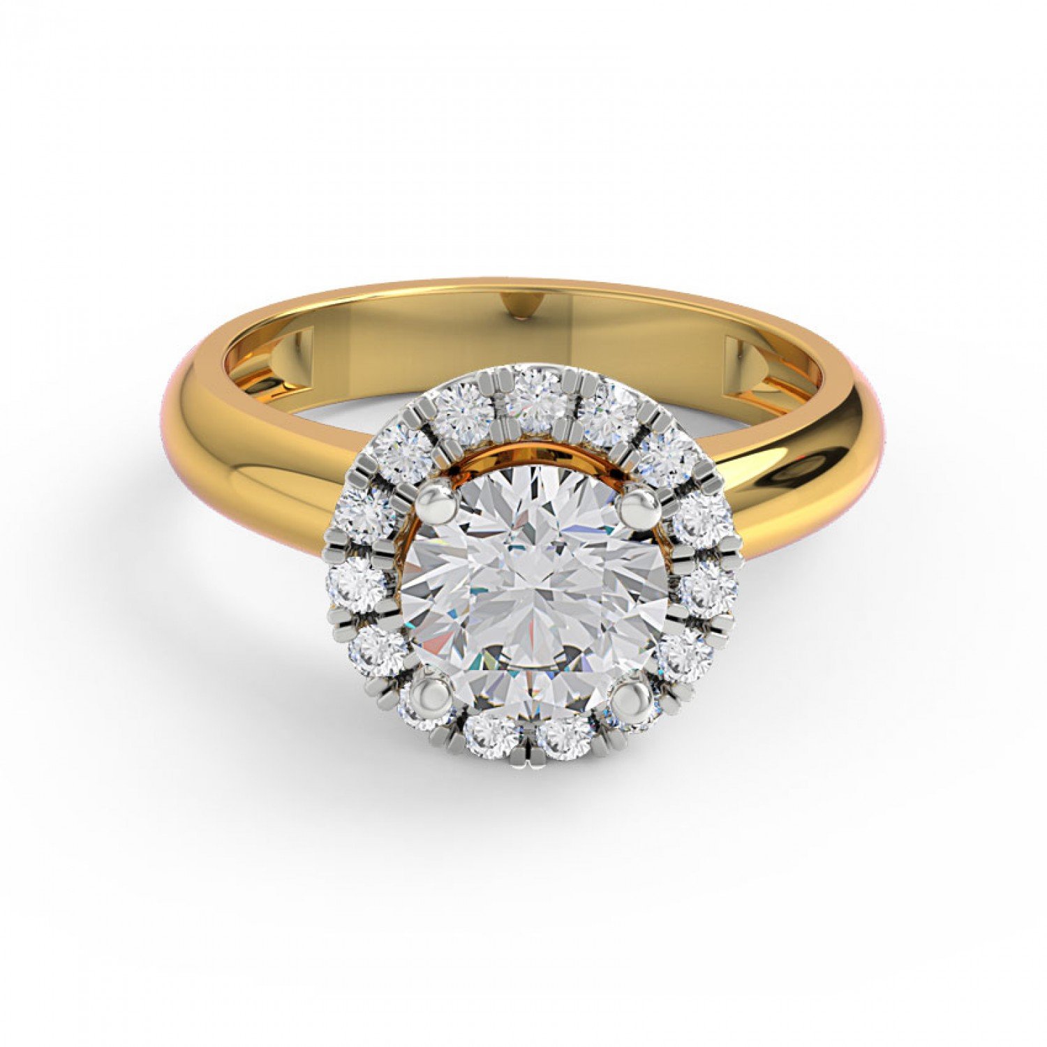 Becca Floral Solitaire Diamond Ring Becca Floral Solitaire Diamond Ring