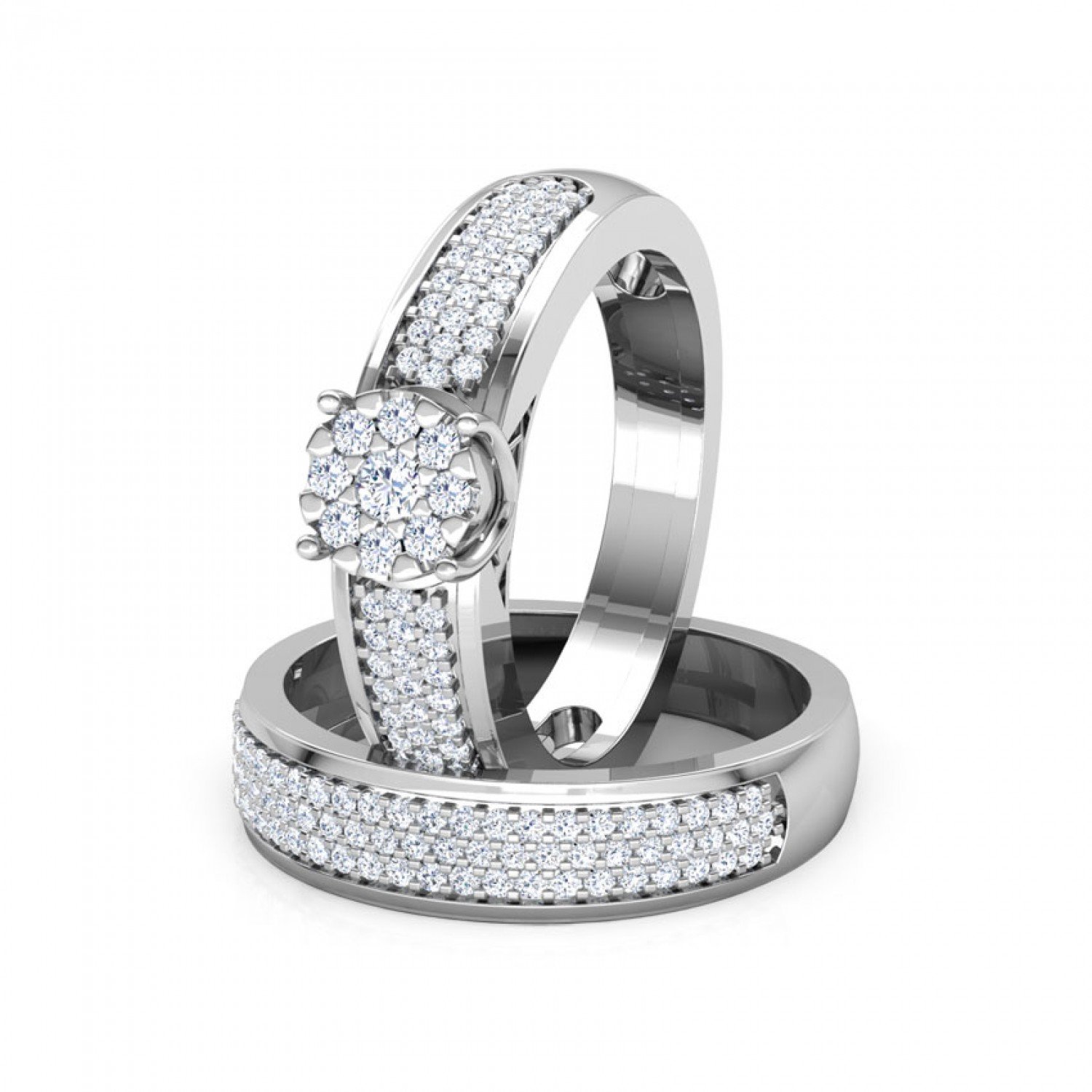 Glinting Solitaire Diamond Ring