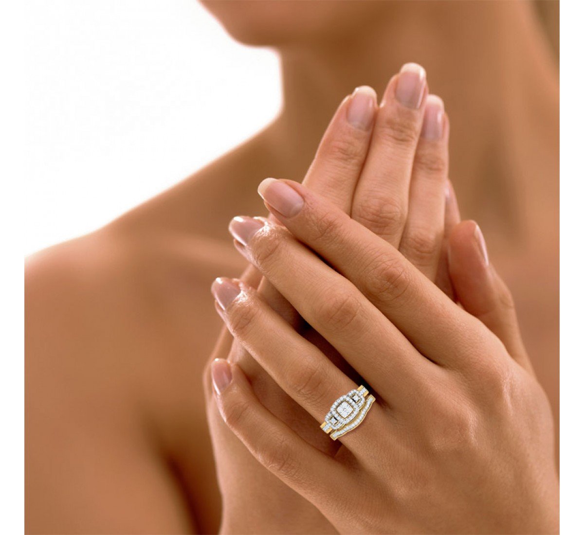 Helix Sparkle Solitaire Diamond Ring