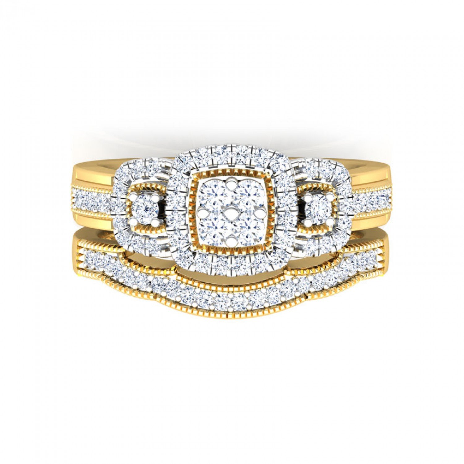 Helix Sparkle Solitaire Diamond Ring
