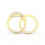 Helix Sparkle Solitaire Diamond Ring