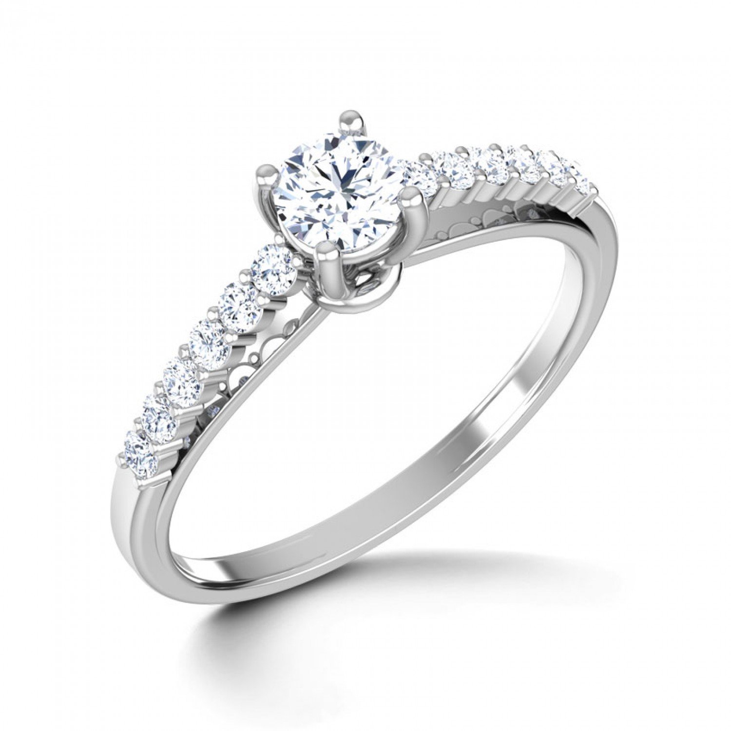 Gardenia Sparkle Diamond Ring
