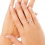 Opulence Knot Solitaire Diamond Ring