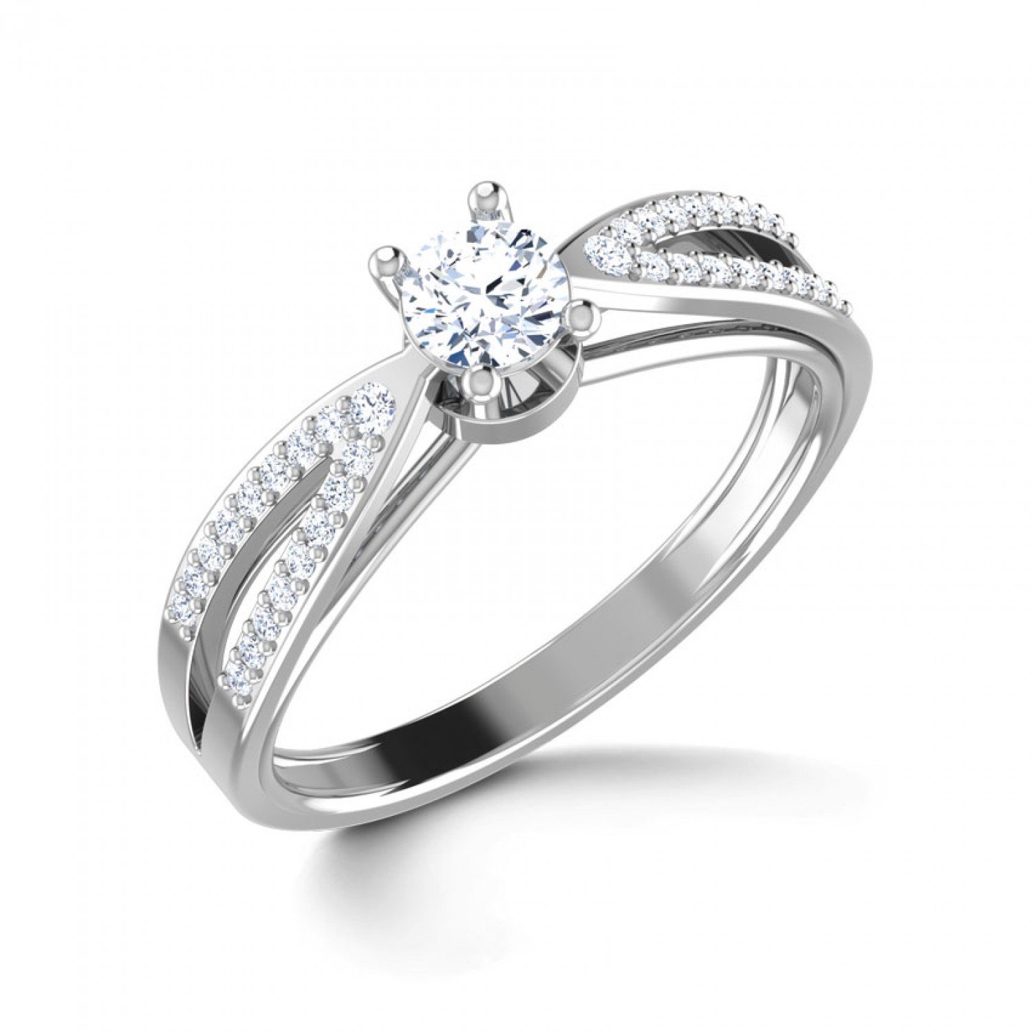 Opulence Knot Solitaire Diamond Ring Opulence Knot Solitaire Diamond Ring