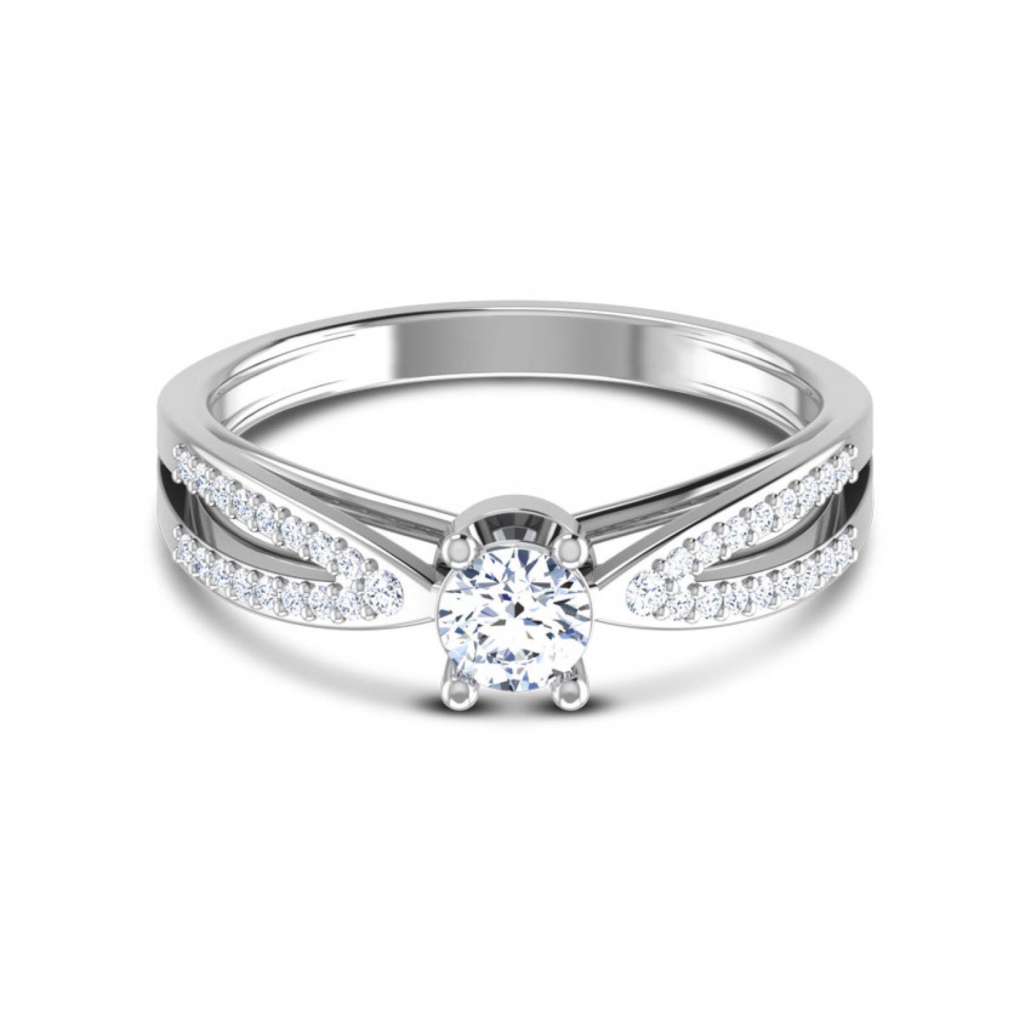 Opulence Knot Solitaire Diamond Ring Opulence Knot Solitaire Diamond Ring