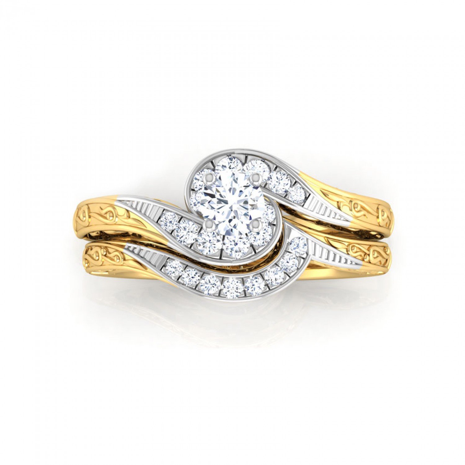 Whirl Radiance Solitaire Diamond Ring Whirl Radiance Solitaire Diamond Ring