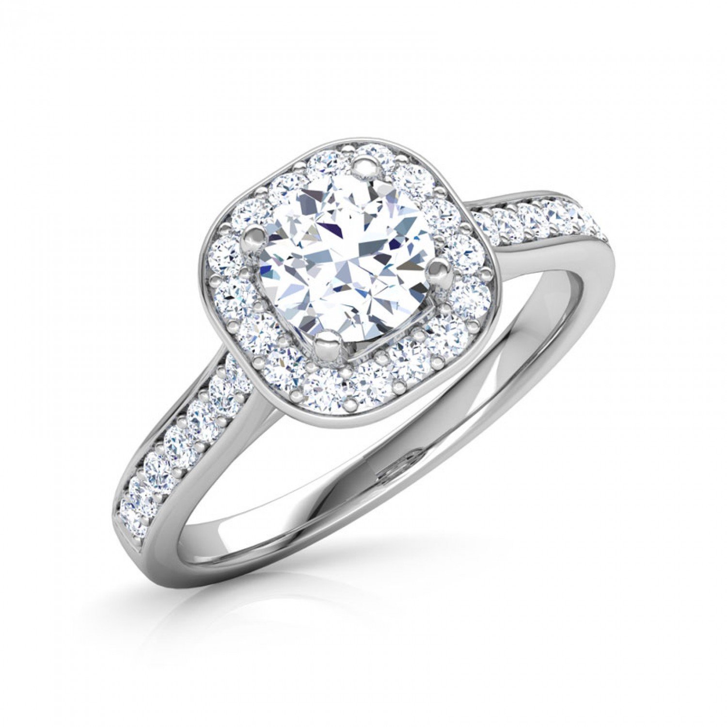 Whimsical Curve Solitaire Diamond Ring Whimsical Curve Solitaire Diamond Ring