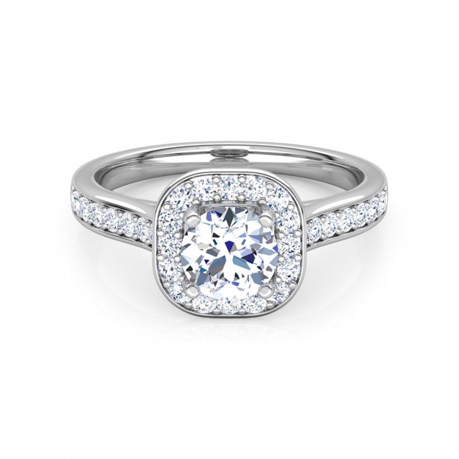 Whimsical Curve Solitaire Diamond Ring Whimsical Curve Solitaire Diamond Ring