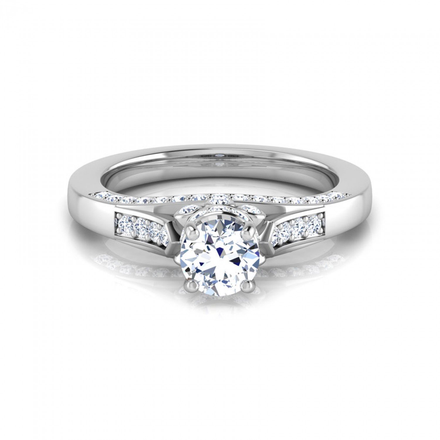 Aninata Elegant Solitaire Diamond Ring Aninata Elegant Solitaire Diamond Ring