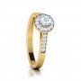 Foggy Skye Solitaire Diamond Ring