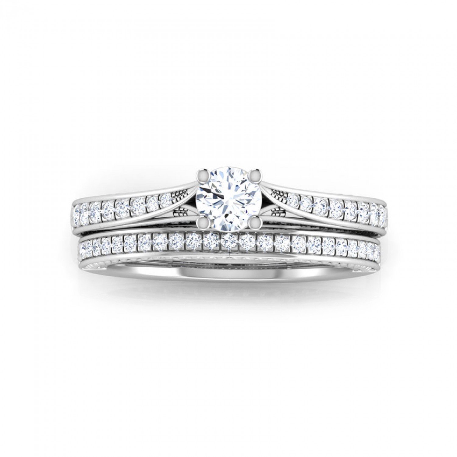 Upexa Bridal Diamond Ring Set Upexa Bridal Diamond Ring Set