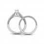 Upexa Bridal Diamond Ring Set