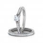 Upexa Bridal Diamond Ring Set
