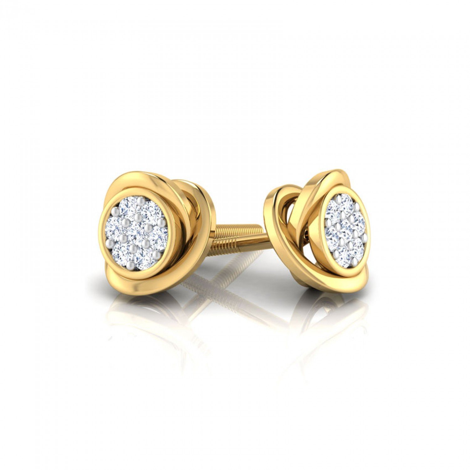 Frond Diamond Earrings Frond Diamond Earrings