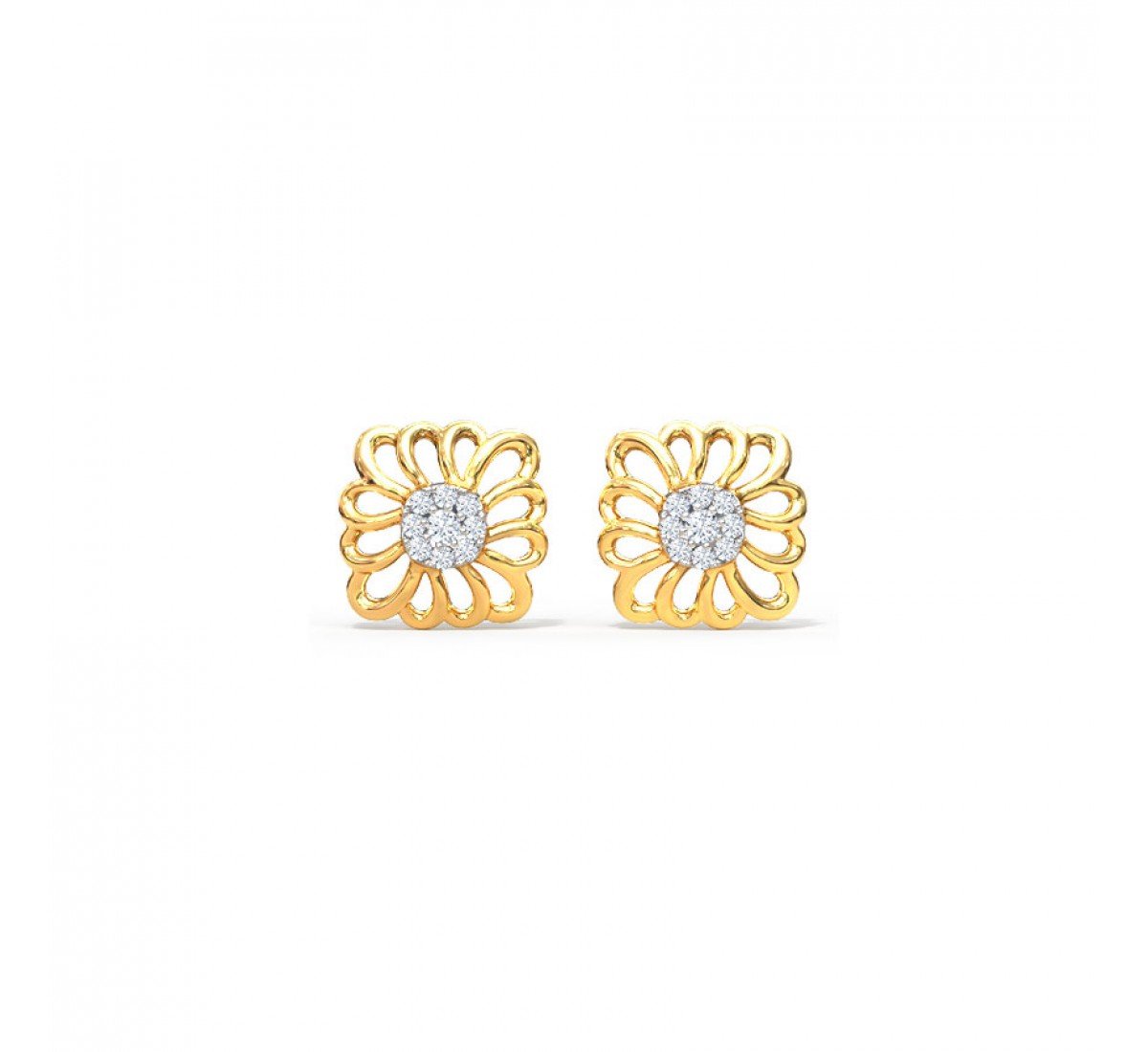 Trinket Diamond Earrings