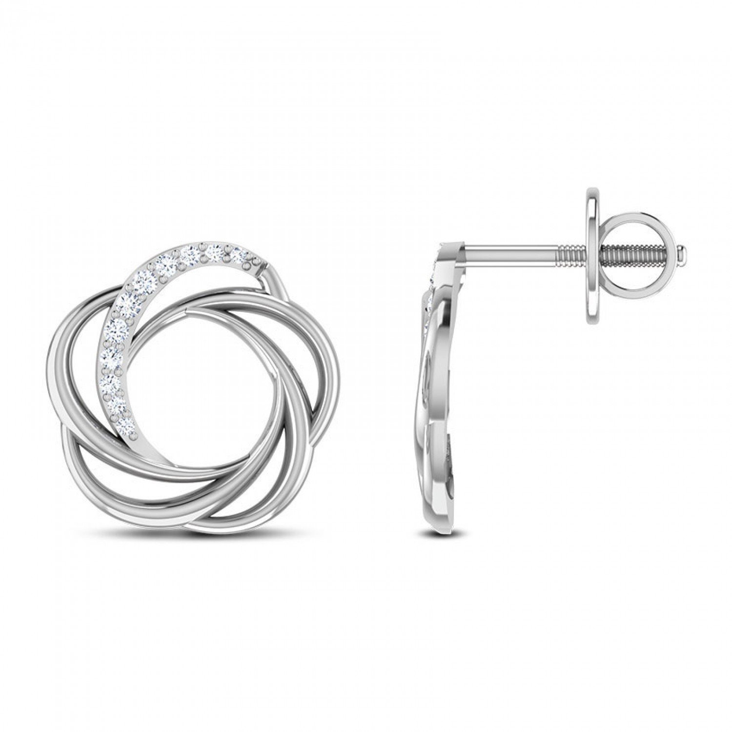 Whorl Daimond Earrings Whorl Daimond Earrings