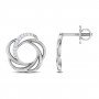 Whorl Daimond Earrings