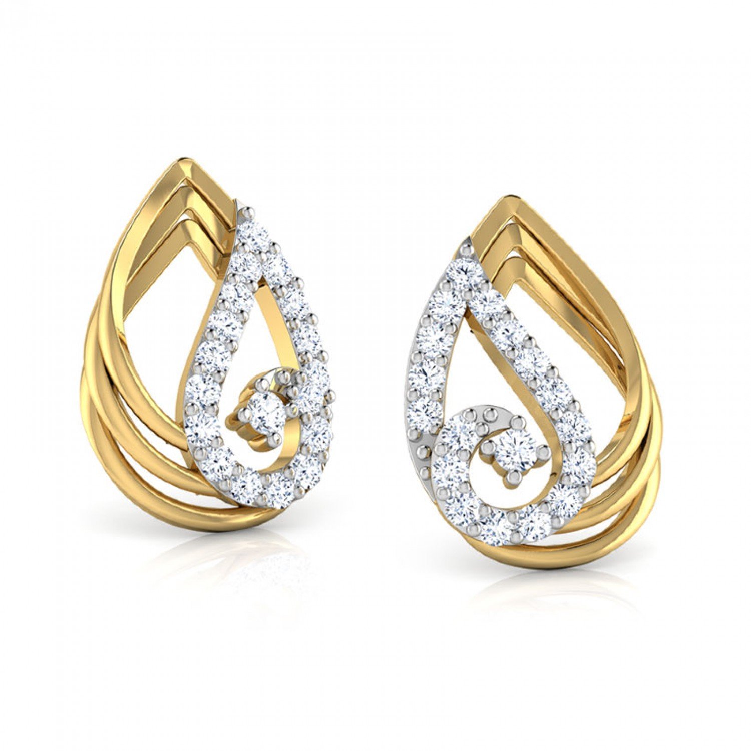 Tranquil Duo Diamond Earrings Tranquil Duo Diamond Earrings