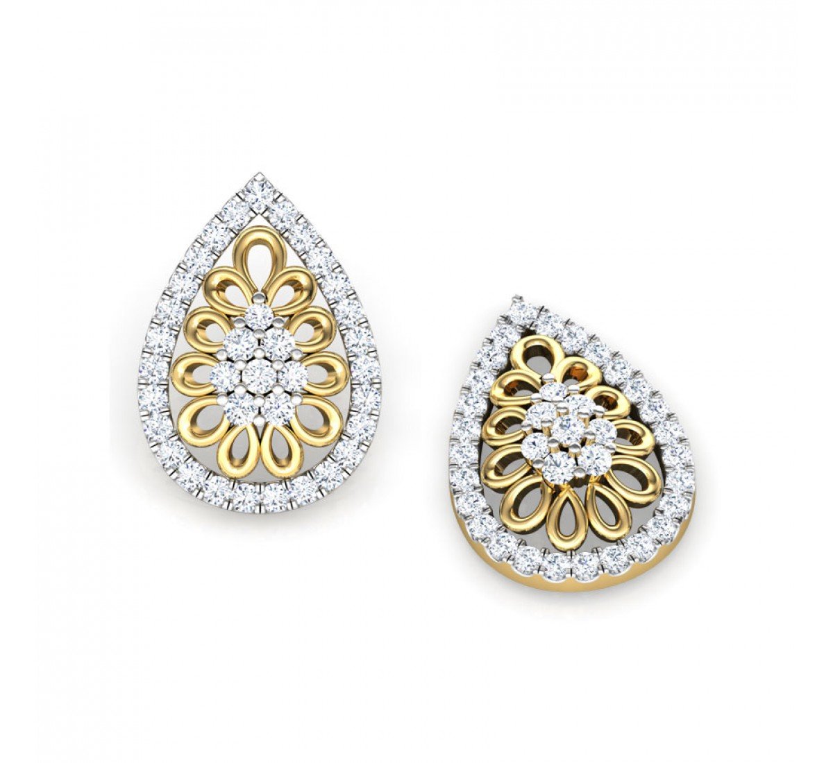 Turquoise Clique Diamond Earrings