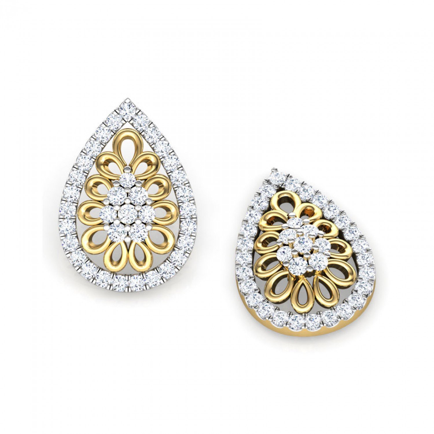 Turquoise Clique Diamond Earrings Turquoise Clique Diamond Earrings