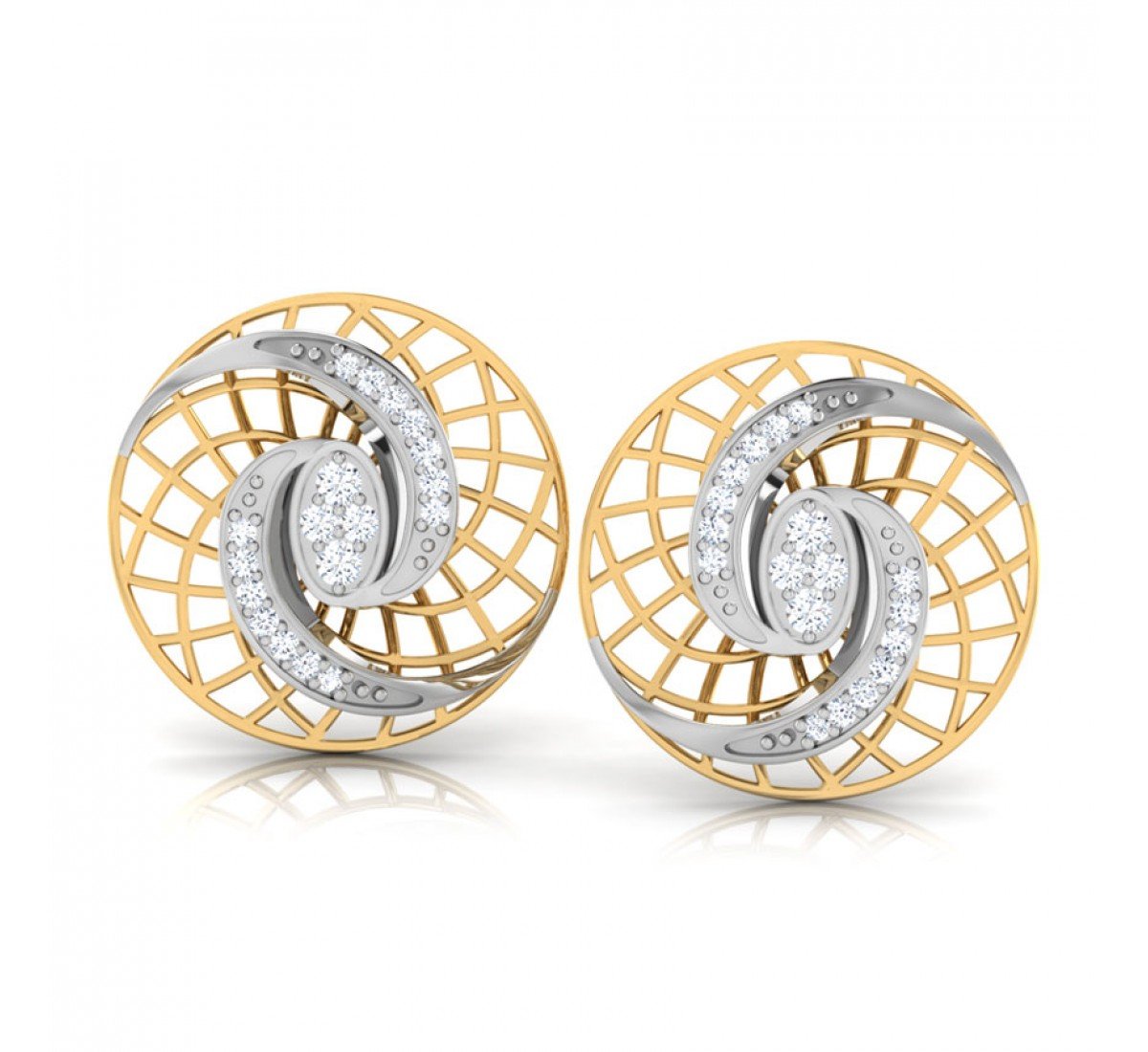 Transept Diamond Earrings