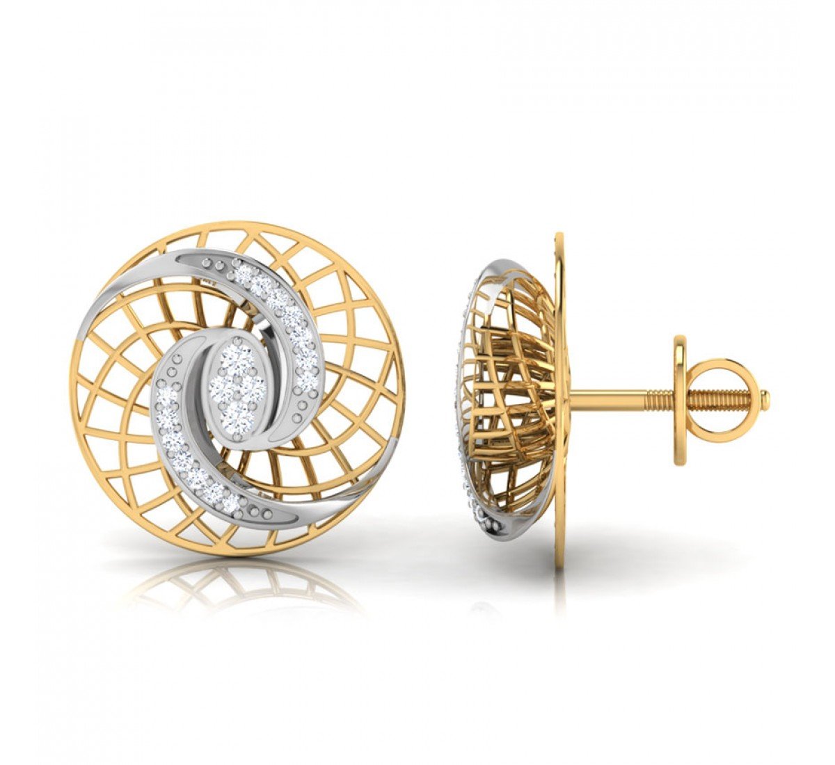 Transept Diamond Earrings