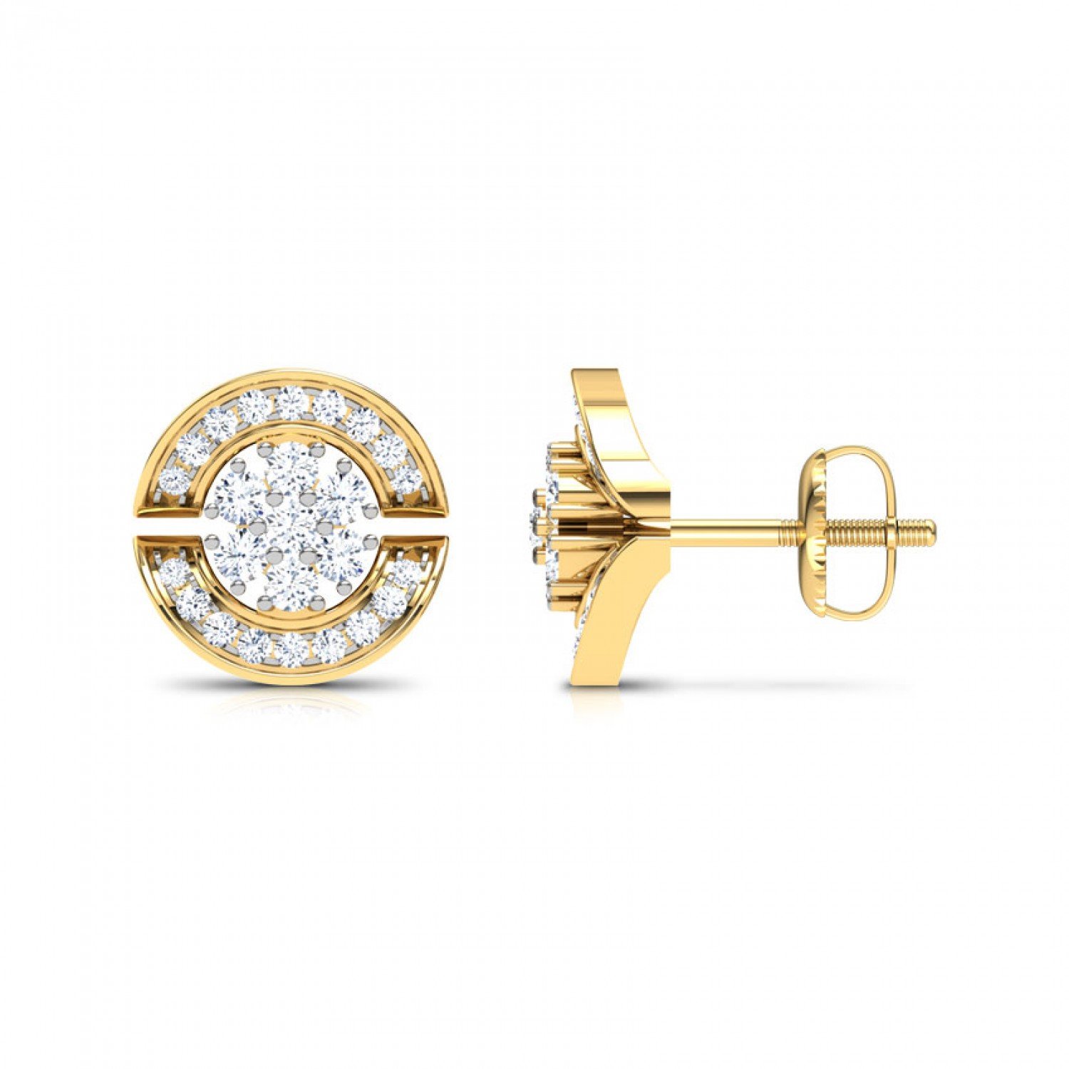Abra Clematis Diamond Earrings Abra Clematis Diamond Earrings