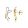 Agate Diamond Earrings