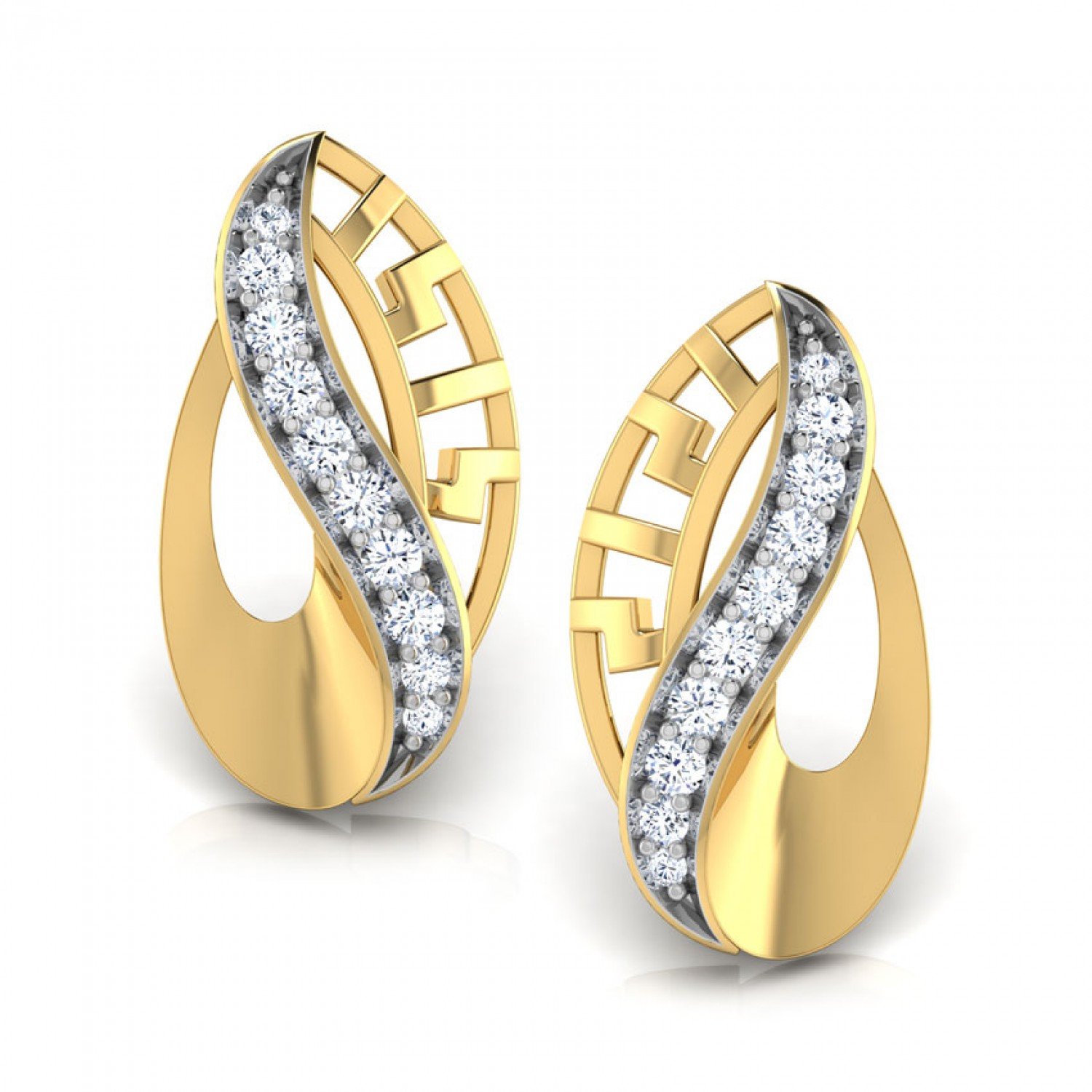 Plume Diamond Earrings