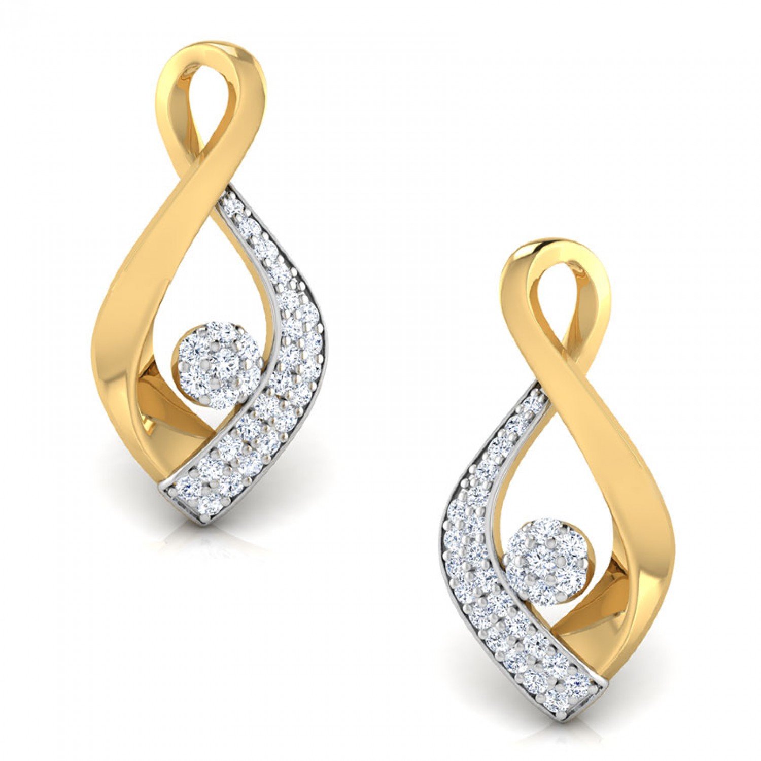 Clematis Diamond Earrings