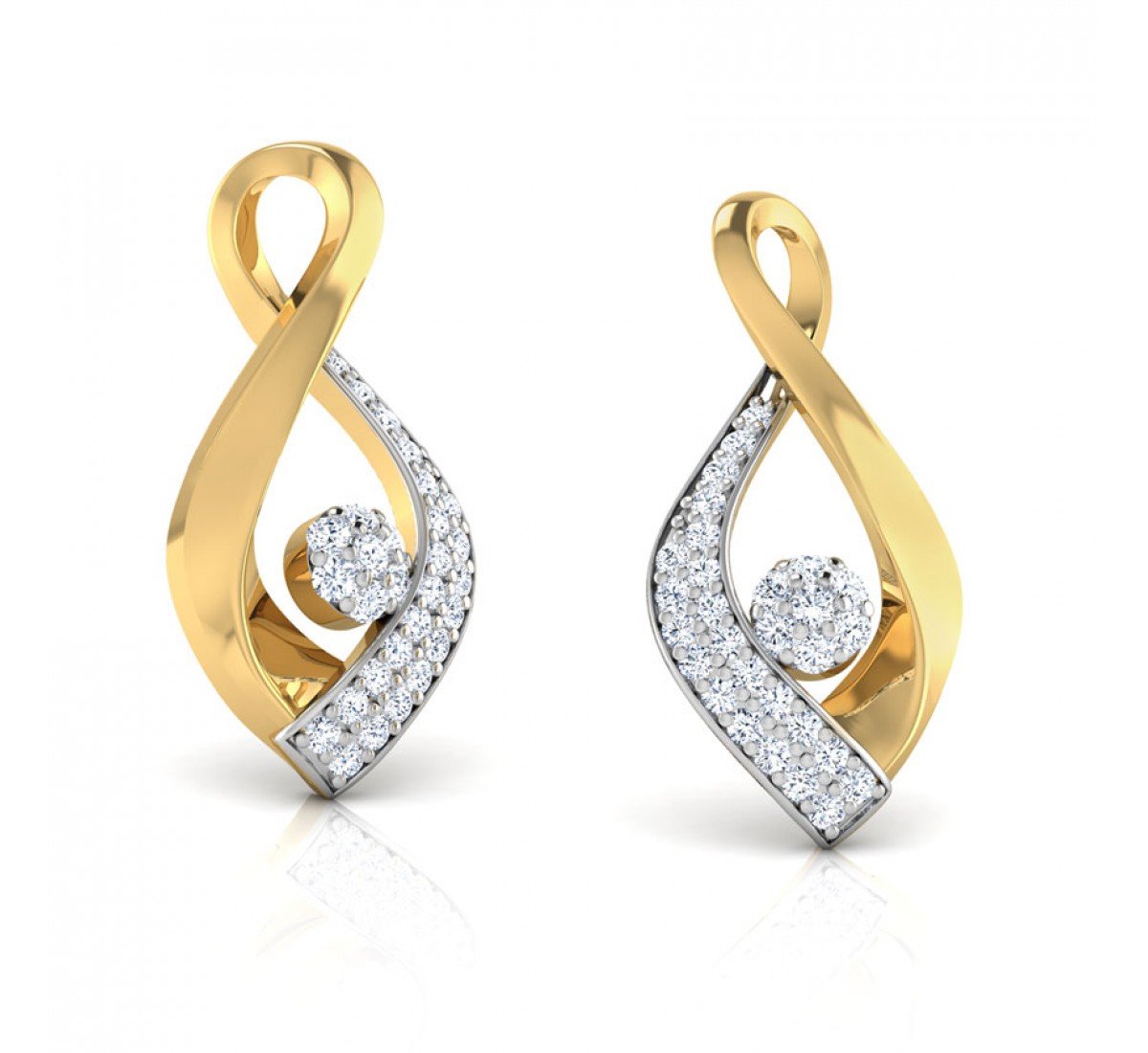 Clematis Diamond Earrings